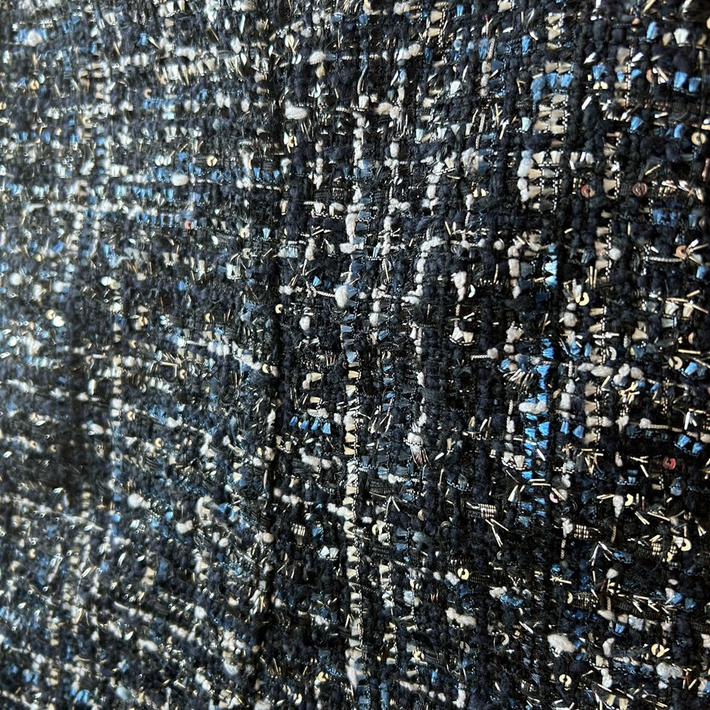 Chic Tweed Black and White Skirt - Picture 5 of 5